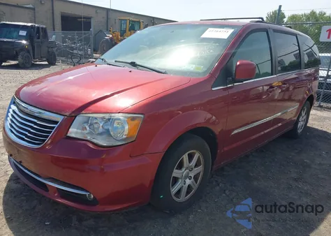 2012 Chrysler Town & Country Touring z USA, uszkodzony, nr VIN 2C4RC1BG0CR187331